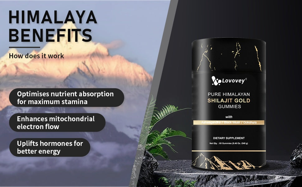 Pure Himalayan Shilajit Gold Gummies
