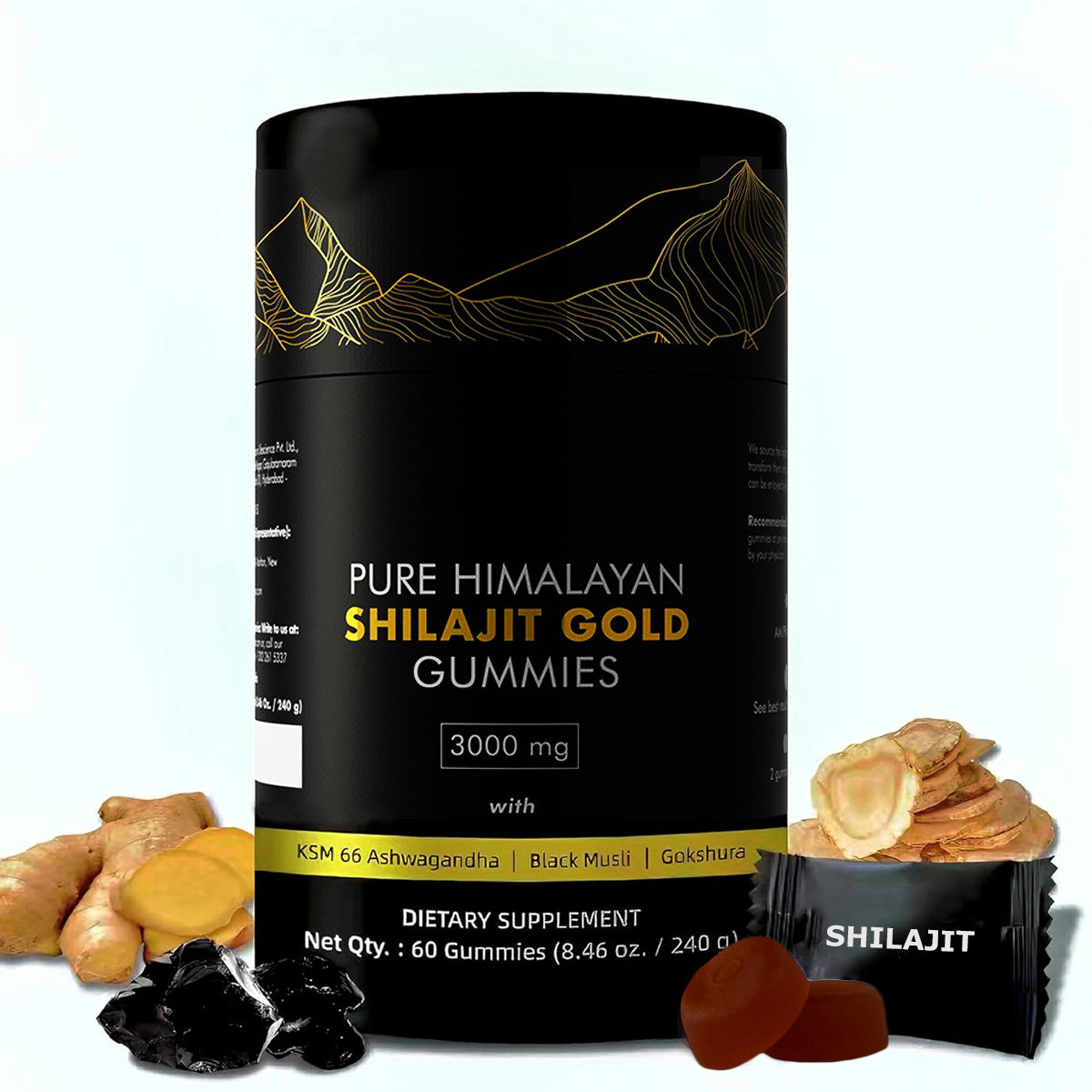 Pure Himalayan Shilajit Gold Gummies